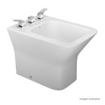 Bide-Deca-3-Furos-Living-Branco---Deca---B.34.17---Fundo-Branco-Produto-com-item-complementar-posicionada-na-diagonal-direita-e-fechado-ou-produto-redondo