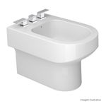 Bide-Deca-3-Furos-Carrara-Branco---Deca---B.60.17---Fundo-Branco-Produto-com-item-complementar-posicionada-na-diagonal-direita-e-fechado-ou-produto-redondo