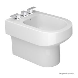 Bidê Deca 3 Furos Carrara Branco