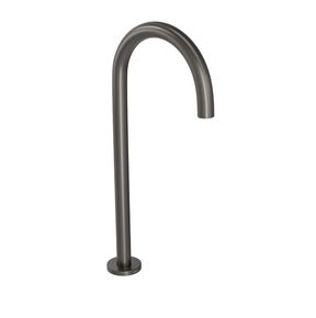 Bica-de-Mesa-Deca-M-para-Cuba-e-Lavatorio-Redonda-You-Dark-Antracite---Deca---1791.GF104.MT---Fundo-Branco-Produto-Principal-SKU-posicionada-na-diagonal-direita-ou-redondo-e-produto-fechado