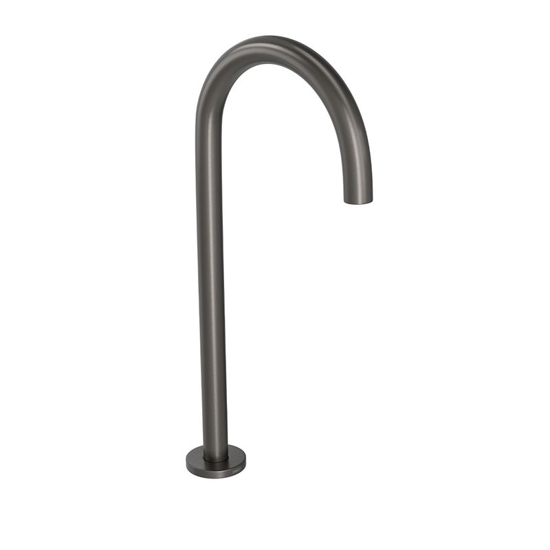 Bica-de-Mesa-Deca-M-para-Cuba-e-Lavatorio-Redonda-You-Dark-Antracite---Deca---1791.GF104.MT---Fundo-Branco-Produto-Principal-SKU-posicionada-na-diagonal-direita-ou-redondo-e-produto-fechado