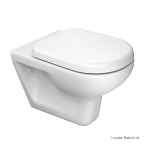 Bacia Convencional Deca Suspensa Vogue Plus Branco