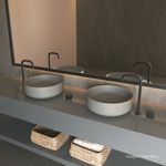 Acionamento-para-Torneira-Deca-de-Mesa-para-Cozinha-Quadrado-You-Dark-Antracite---Deca---4991.GF105.MT---Ambientada-Com-Zoom-no-produto-pode-conter-2-ou-mais-produtos-diretamente-relacionados-e-acessorios-de-banheiros.