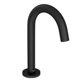 Torneira de Mesa Touchless Bica Baixa para Lavatório Curve Black Matte
