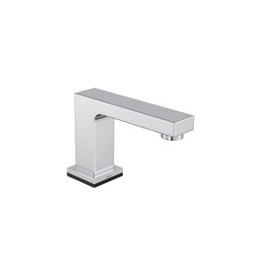 Torneira-Deca-de-Mesa-Bica-Baixa-Touchless-para-Lavatorio-Unic-Cromado---Deca---1785.C90.SNS---Fundo-Branco-Produto-Principal-SKU-posicionada-na-diagonal-direita-ou-redondo-e-produto-fechado