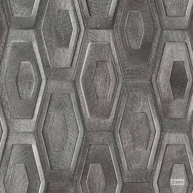 Mosaico-de-Metal-SaxGray-24x32cm-Bold---Portinari---6061291A---Ambientada-Com-Zoom-no-produto-