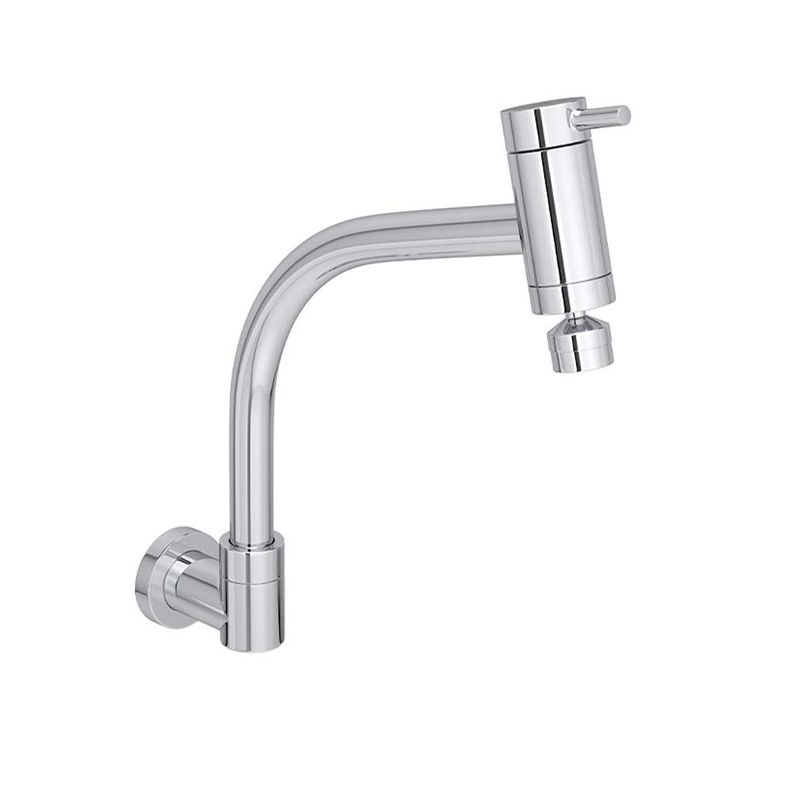 Torneira-Deca-de-Parede-Bica-Movel-para-Cozinha-Link-Cromado---Deca---1168.C.LNK---Fundo-Branco-Produto-Principal-SKU-posicionada-na-diagonal-direita-ou-redondo-e-produto-fechado