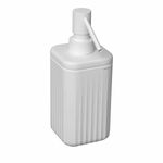 Porta-Sabao-Liquido-Deca-Quadrado-Senses-Branco-Fosco---Deca---1003.QUA.BRFC---Fundo-Branco-Produto-Principal-SKU-posicionada-na-diagonal-direita-ou-redondo-e-produto-fechado