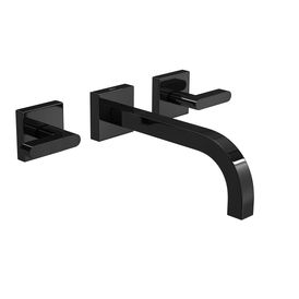 Misturador de Parede para Lavatório Soul Black Noir