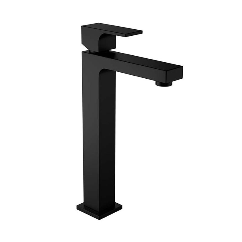 Misturador-Monocomando-Deca-de-Mesa-Bica-Alta-para-Lavatorio-Unic-Black-Matte---Deca---2885.BL90.MT---Fundo-Branco-Produto-Principal-SKU-posicionada-na-diagonal-direita-ou-redondo-e-produto-fechado