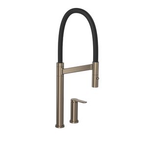 Misturador Monocomando de Mesa para Cozinha Deca Colore Corten e Preto