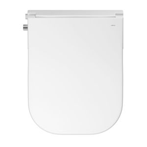 Assento Deca com Ducha Luz Noturna Quadra Axis Unic Branco e Cromado