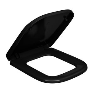 Assento Plástico com Slow Close para Bacias Quadra / Polo / Unic Ébano