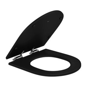 Assento-Deca-em-Poliester-Slow-Close-com-Microban-para-Bacias-Carrara-Duna-Level-Lk-Nuova-Ebano-Fosco-e-Cromado---Deca---AP.237.94---Fundo-Branco-Produto-Principal-SKU-algum-detalhe-em-evidencia-ou-produto-aberto-