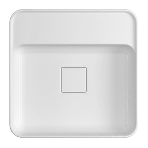 Cuba de Apoio Deca com Mesa Quadrada 40cm Slim Branco