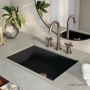 Misturador de Mesa Bica Alta para Lavatório Duna Clássica Corten