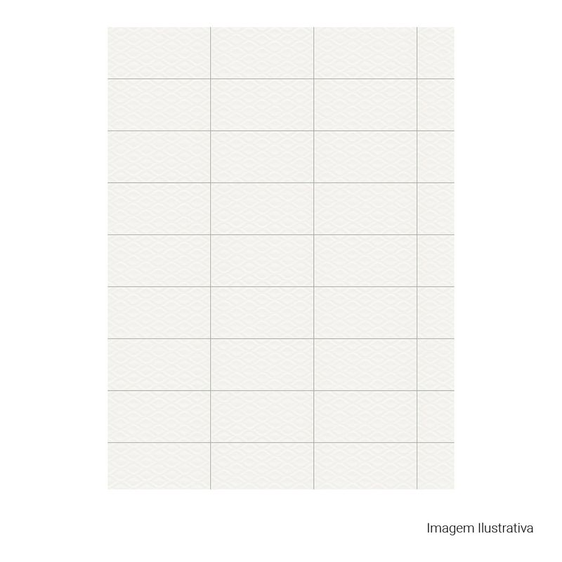 Azulejo-Charm-Matte-Kiss-White-30x60cm-Ret---Portinari---6059749A---Fundo-Branco-Produto-com-item-complementar-Quadrado-ou-Horizontal