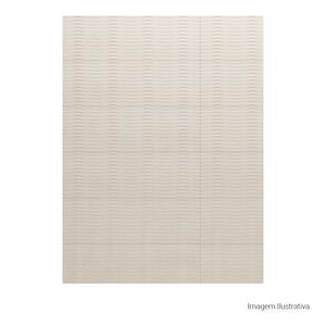 Azulejo Sensorial Matte Curva Off White - 33cmx100cm Ret