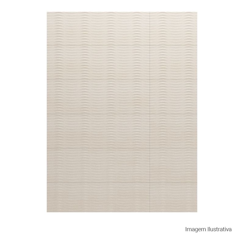 Azulejo-Sensorial-Matte-Curva-Off-White-33x100cm-Ret---Portinari---6059725A---Fundo-Branco-Produto-com-item-complementar-Quadrado-ou-Horizontal