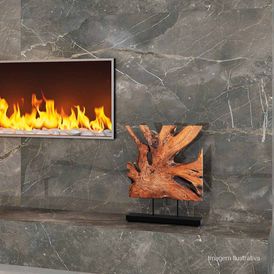 Rodapé Porcelanato 15X90cm Polido Ret Downtown Hd Bege