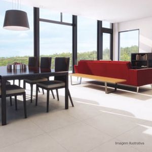 Porcelanato - Rodapé Limestone Classico Hd Acetinado White - 11cmx60cm Bold