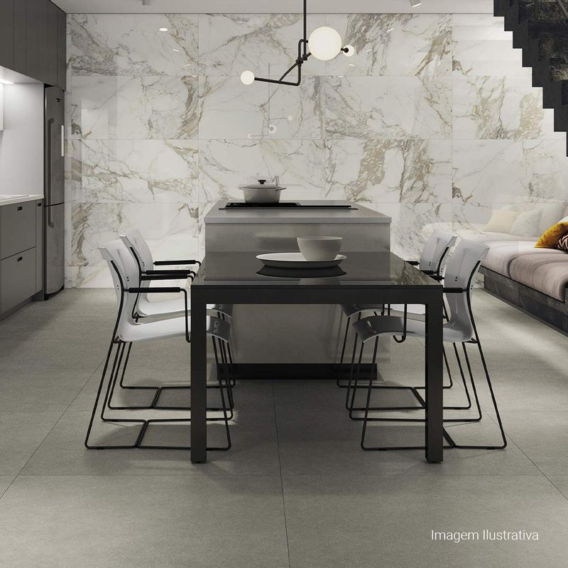 Porcelanato-Momento-Natural-Soft-Beige-100x100cm-Ret---Portinari---6061049A---Ambientada-Ampla-