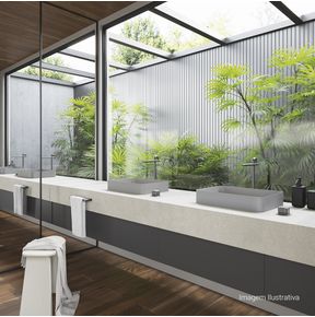 Porta-Toalha-Deca-de-Rosto-You-Dark-Antracite---Deca---2050.GF104.MT---Ambientada-Ampla-pode-com-2-ou-mais-produtos-diretamente-ou-indiretamente-relacionados-ou-quando-a-imagem-for-de-um-ambiente-completo.