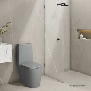 Bacia para Caixa Acoplada Lk Cinza Fosco