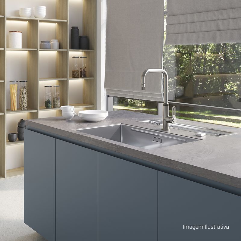 Calha-Organizadora-Deca-para-Cozinha-em-Inoxcom-Sistema-de-Escoamento-Inox---Deca---AC.200.75.ORG.INX---Ambientada-Ampla-pode-com-2-ou-mais-produtos-diretamente-ou-indiretamente-relacionados-ou-quando-a-imagem-for-de-um-ambiente-completo.