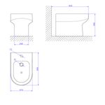 Bide-Deca-1-Furo-com-Ducha-Vertical-Carrara-Branco---Deca---BV.61.17---Fundo-Branco-Medida-Imagem-do-Desenho-tecnico-de-engenharia