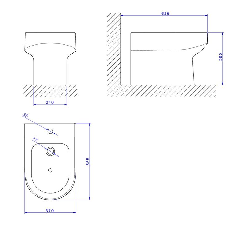 Bide-Deca-1-Furo-com-Ducha-Vertical-Carrara-Branco---Deca---BV.61.17---Fundo-Branco-Medida-Imagem-do-Desenho-tecnico-de-engenharia