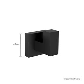 Cabide-Deca-Quadratta-Black-Matte---Deca---2060.BL83.MT---Fundo-Branco-Medida-Foto-com-medidas-Produto-unico-ou-multiplos