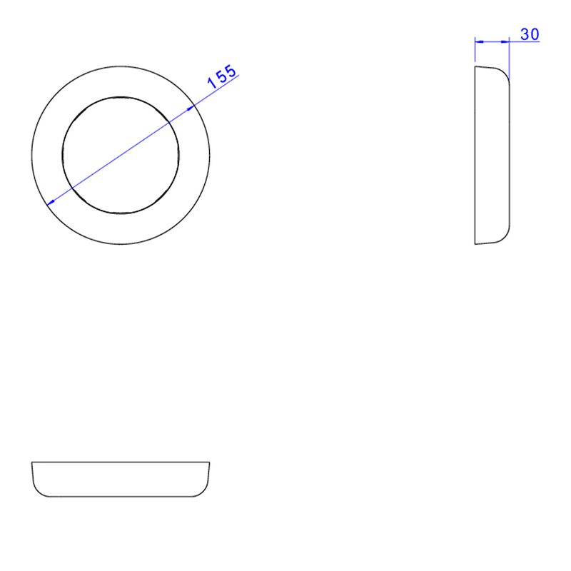 Canopla-Deca-para-Bacia-com-Saida-Horizontal-Branco---Deca---CH.01.17---Fundo-Branco-Medida-Imagem-do-Desenho-tecnico-de-engenharia