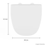 Assento-Deca-em-Plastico-Slow-Close-para-Bacias-FlexBranco---Deca---AP.385.17---Fundo-Branco-Medida-Foto-com-medidas-Produto-unico-ou-multiplos