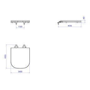 Assento-Deca-em-Poliester-Slow-Close-com-Microban-para-Bacias-Quadra-Polo-Unic-Cinza-Fosco---Deca---AP.217.86---Fundo-Branco-Medida-Imagem-do-Desenho-tecnico-de-engenharia