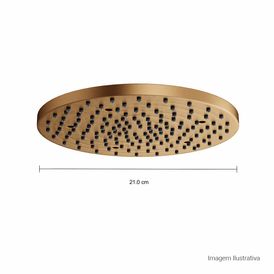 Chuveiro sem Tubo Chuveiro Aquamax Gold Matte