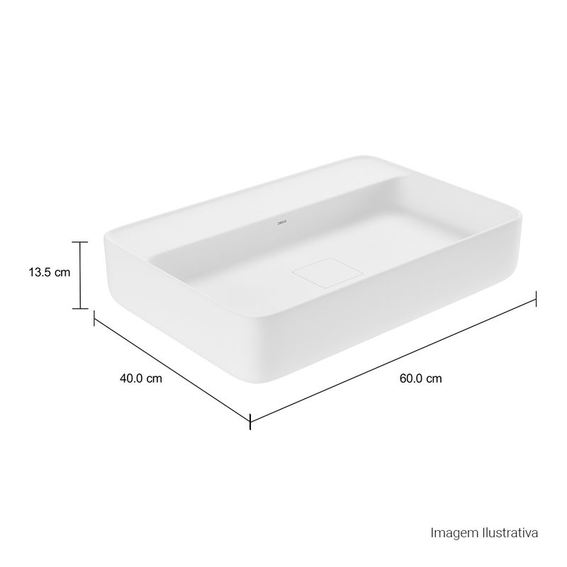 Cuba-de-Apoio-Deca-com-Mesa-Retangular-60cm-Retangolo-Branco---Deca---L.13060.M.17---Fundo-Branco-Medida-Foto-com-medidas-Produto-unico-ou-multiplos