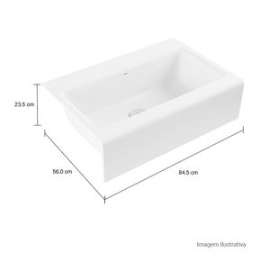 Cuba-de-Semiencaixe-Deca-para-Cozinha-em-Ferro-Fundido-Branco---Deca---L.1671.17---Fundo-Branco-Medida-Foto-com-medidas-Produto-unico-ou-multiplos