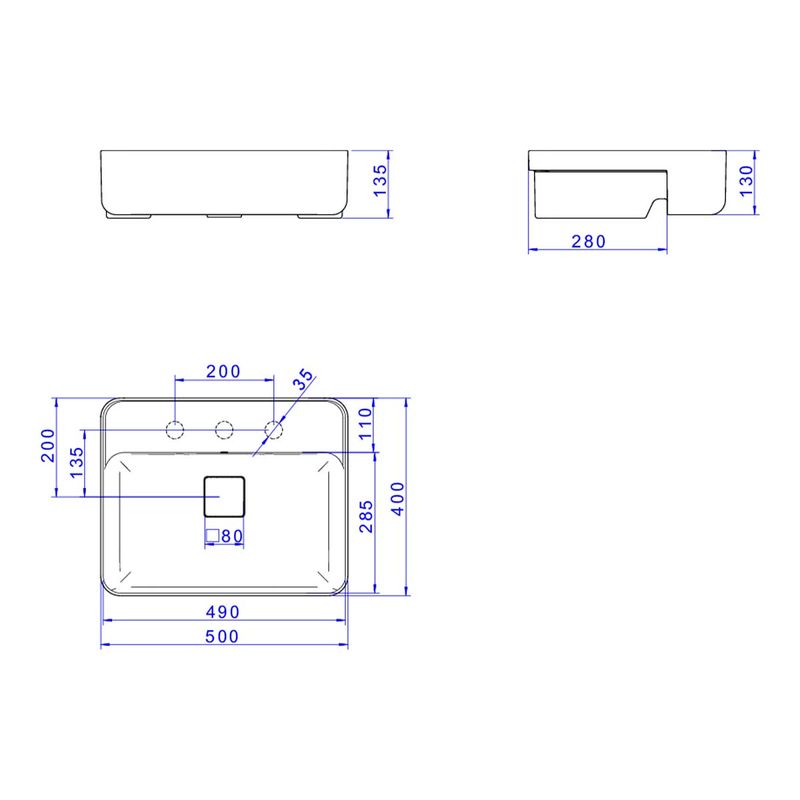 Cuba-de-Semiencaixe-Deca-com-Mesa-Retangular-50cm-Branco---Deca---L.63050.M.17---Fundo-Branco-Medida-Imagem-do-Desenho-tecnico-de-engenharia