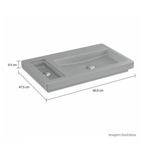 Cuba-de-Sobrepor-Deca-para-Saboneteira-Grelha-Cinza-Fosco---Deca---L.1044.86---Fundo-Branco-Medida-Foto-com-medidas-Produto-unico-ou-multiplos