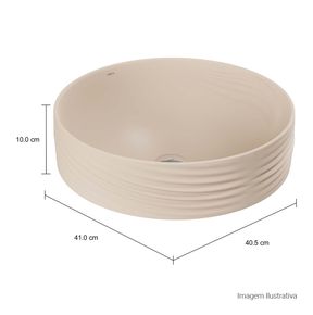 Cuba-de-Sobrepor-Deca-com-Textura-Redonda-400mm-Seda-Marfim---Deca---L.1050.TC.21---Fundo-Branco-Medida-Foto-com-medidas-Produto-unico-ou-multiplos
