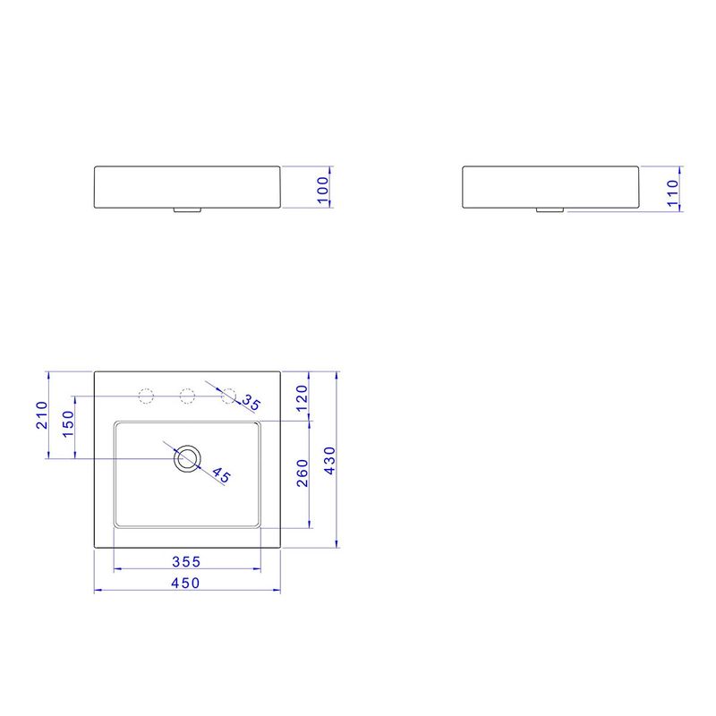 Kit-Cuba-de-Apoio-Deca-com-Sifao-Plastico-e-Valvula-Branco---Deca---KL.737.2.17---Fundo-Branco-Medida-Imagem-do-Desenho-tecnico-de-engenharia