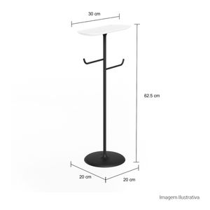 Papeleira de Piso Jader Almeida Black Matte