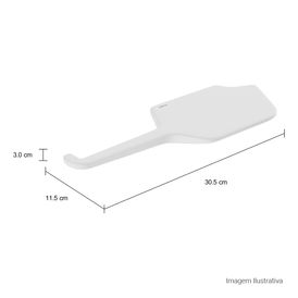 Papeleira Deca para Lado Direito Jader Almeida Branco