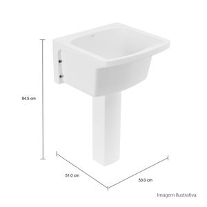 Tanque Deca 30 Litros Branco