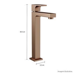 Torneira de Mesa Bica Alta para Lavatório Unic Corten