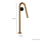 Torneira-Deca-de-Mesa-Bica-Alta-Touchless-para-Lavatorio-Orbe-Gold-Matte-e-Black-Matte---Deca---1189.GL.MT103.BLMT---Fundo-Branco-Medida-Foto-com-medidas-Produto-unico-ou-multiplos