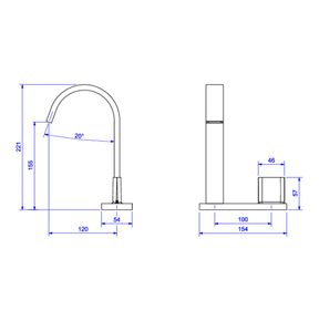 Torneira-Deca-de-Mesa-Bica-Alta-para-Lavatorio-com-Chapa-Polo-Gold---Deca---1191.GL33---Fundo-Branco-Medida-Imagem-do-Desenho-tecnico-de-engenharia