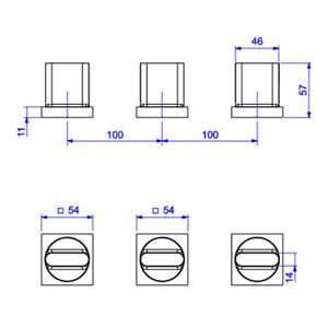 Misturador para Bidê Deca Polo Cromado