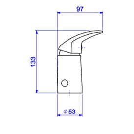 Misturador Monocomando Deca para Bidê Smart Cromado